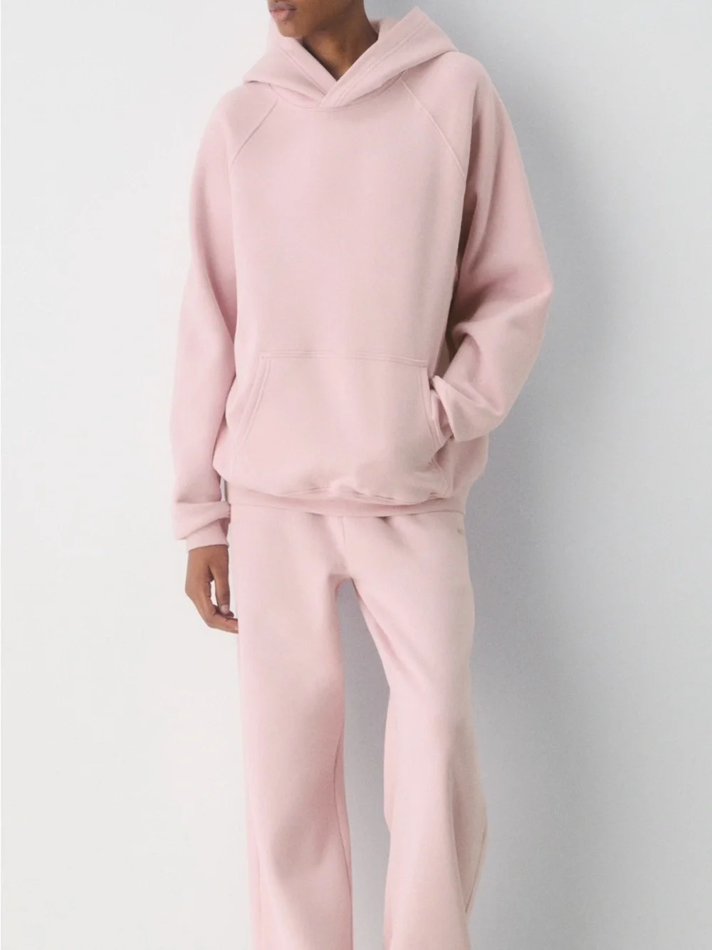 Aritzia Light Pink Kids Hoodie & Joggers Set